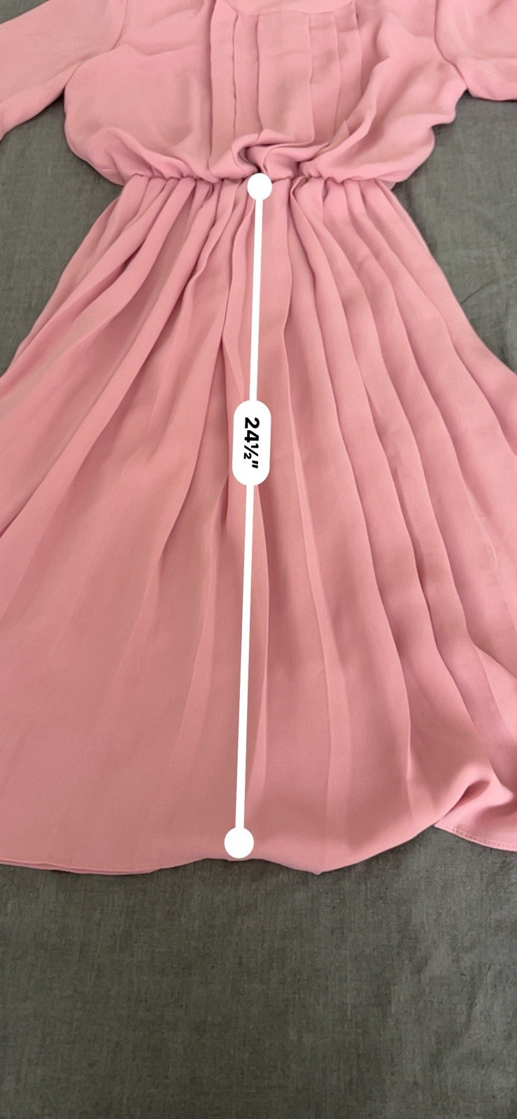 Dress Vintage Pleated