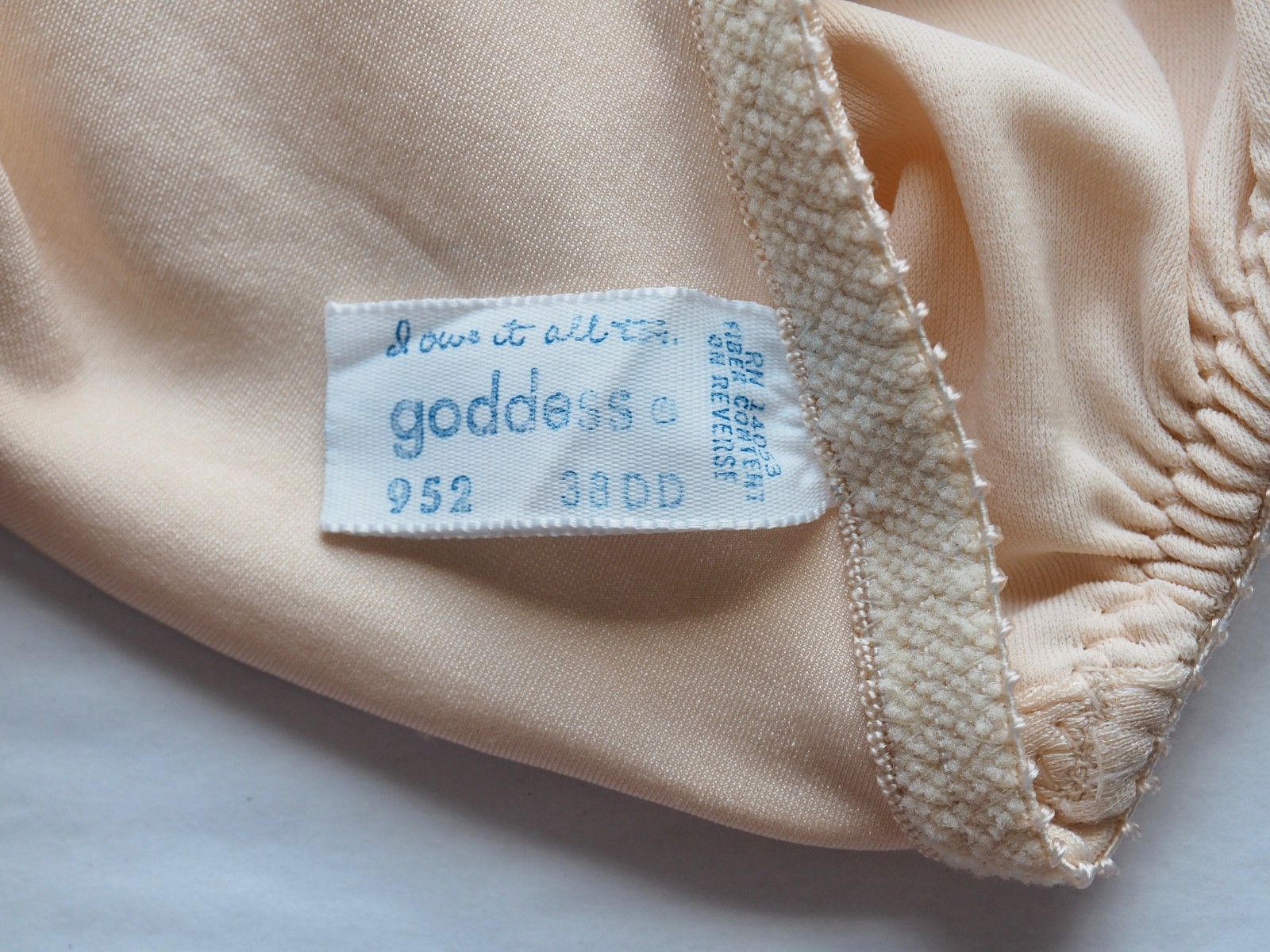 60s Vintage Goddess Corselette 38DD Underwire Bodysuit One Piece Shaper ILGWU