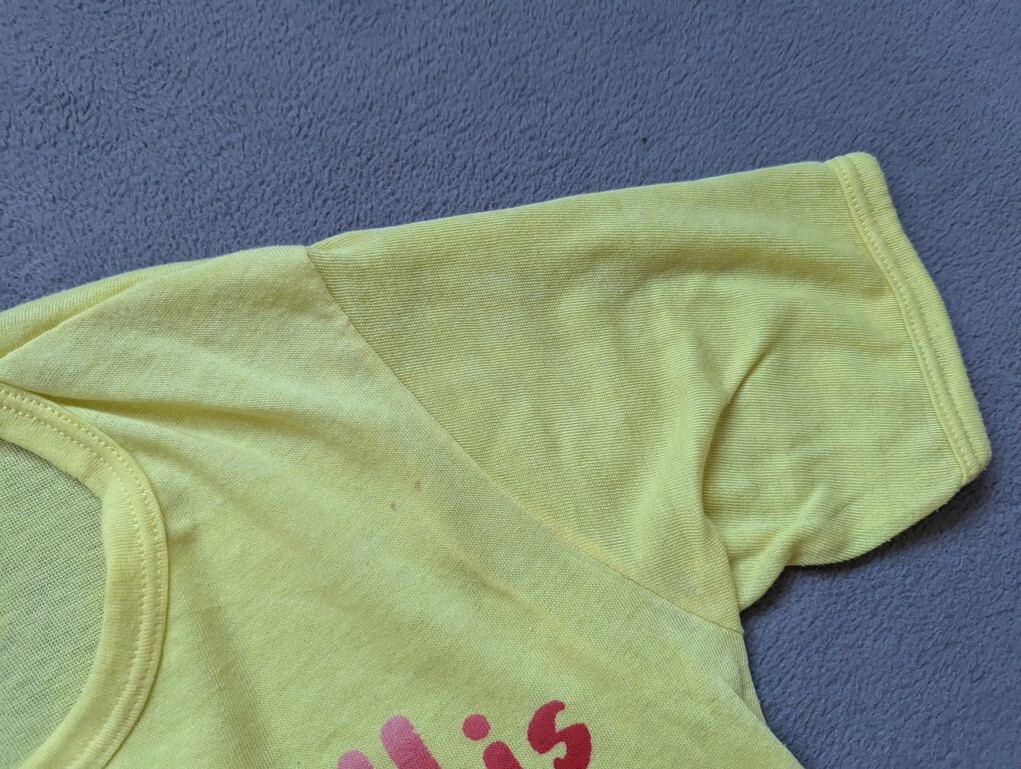 Lancer Vintage 70s 80s where the hell is Honduras yellow shirt womens size 36