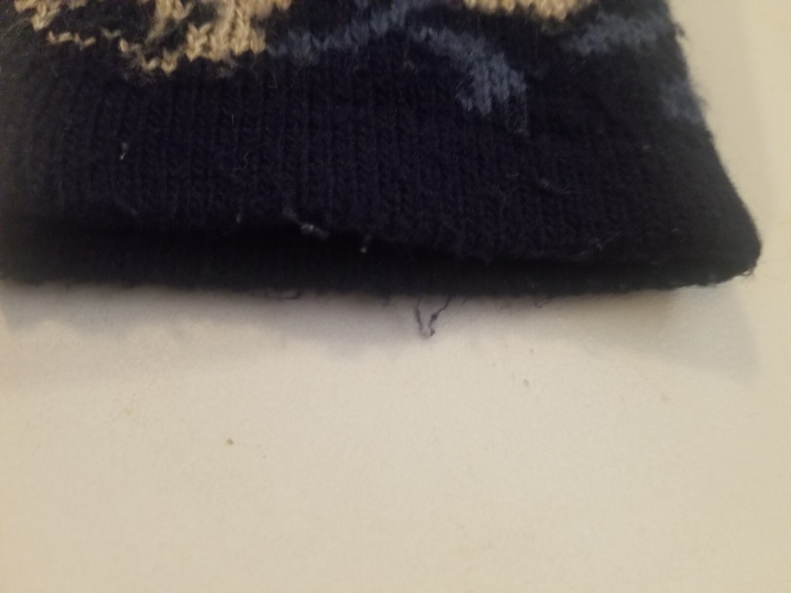 Vintage Adele Sweater Large Knitwear Blue Hearts Flowers MadeInUSA 46&Prime;B/27&Prime;L EUC