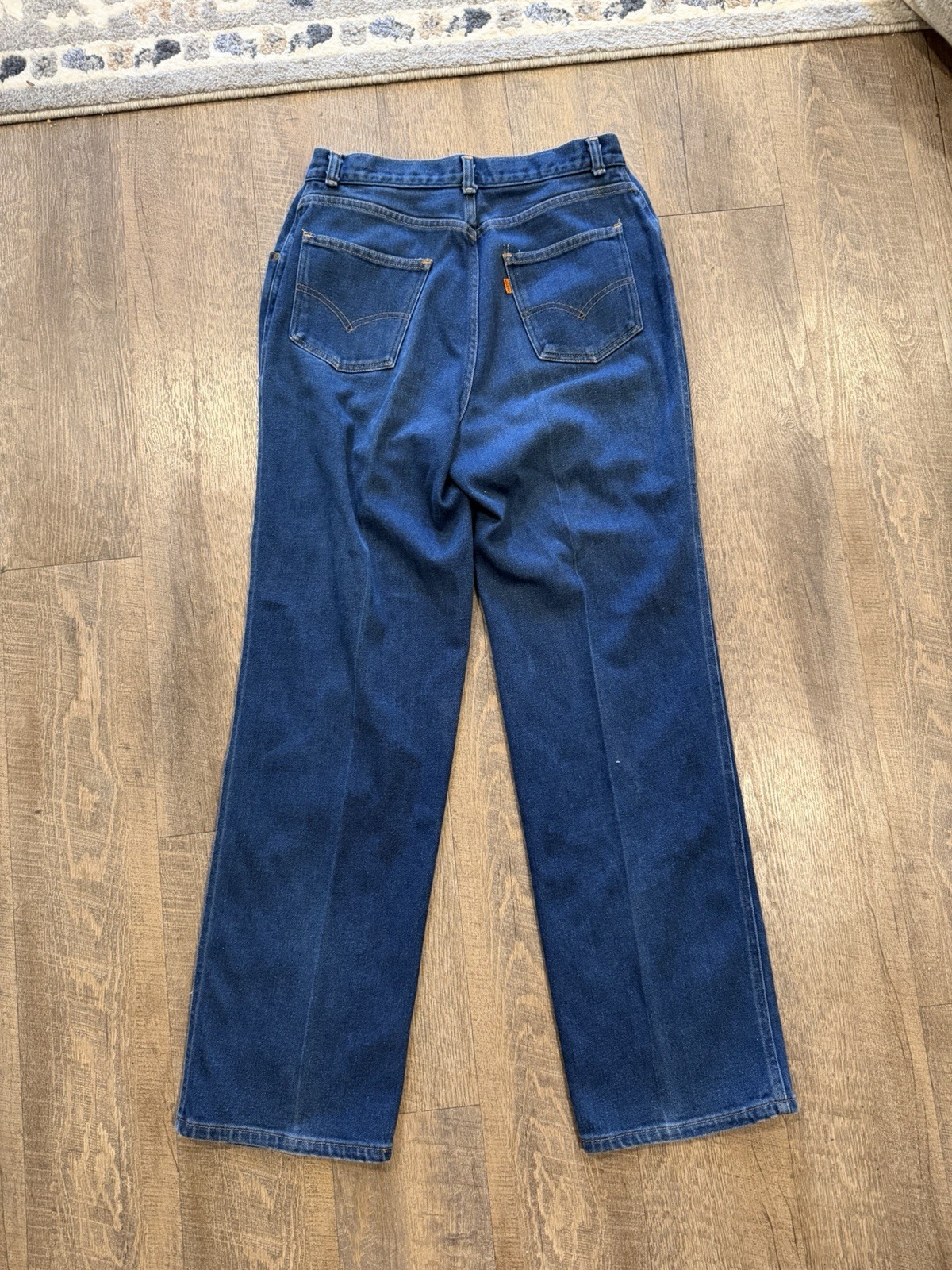 Vtg 70’s Levis Orange Tab High Waist Jeans 29×32 Straight Leg
