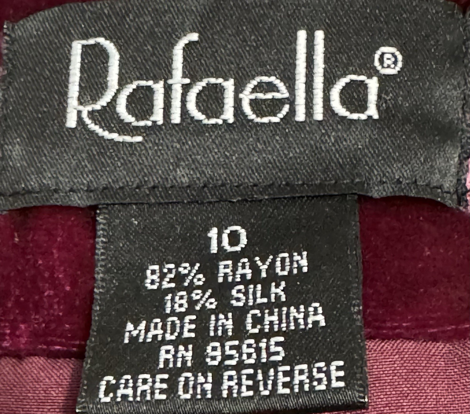 Raffaella womens vintage jacket crushed velvet size 10 Red boho blazer gorgeous