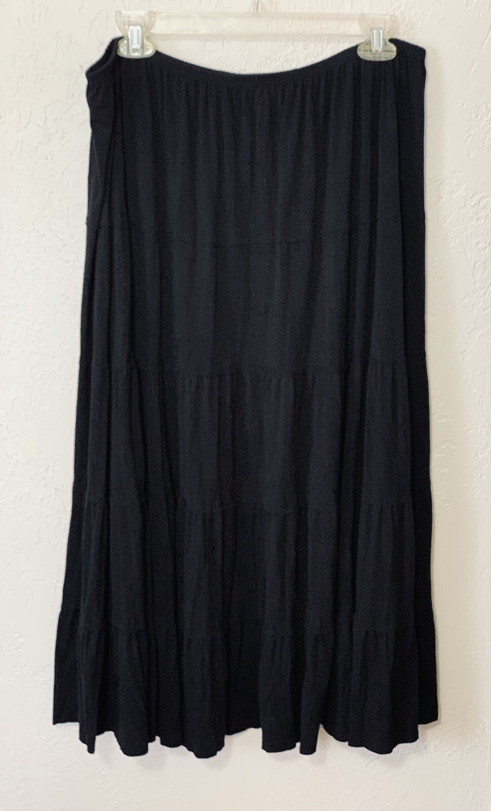 ‘90’s Vintage Mixit Stretch Midi Skirt With Elastic Waistband Size XL
