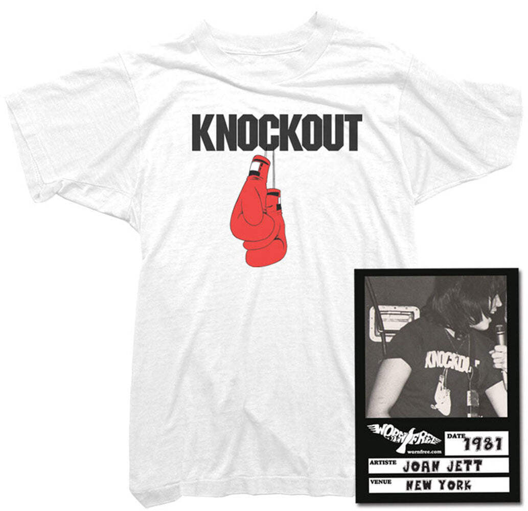 Joan Jett T-Shirt – Knockout Tee worn by Joan Jett – Womens