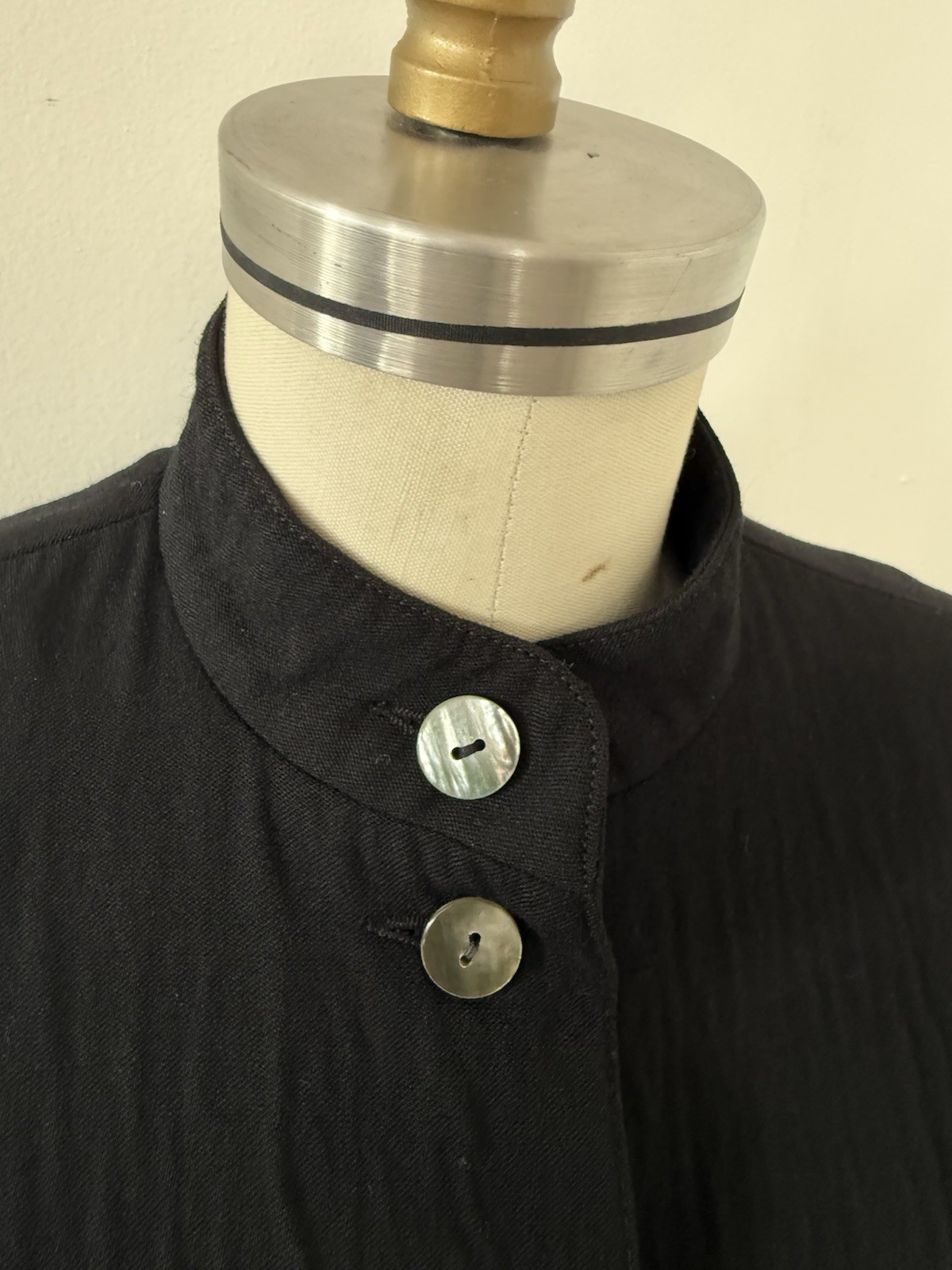 80s Avant Garde Paris Designer Premonville Dewavrin Fitted Wool Tailcoat Jacket