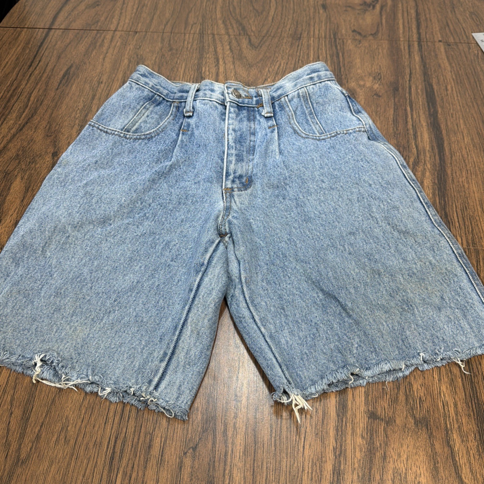 Vtg The Limited 70s 80s Jean Shorts Hi-rise Womens 2 Pleated USA 25×8.5 Cut Offs