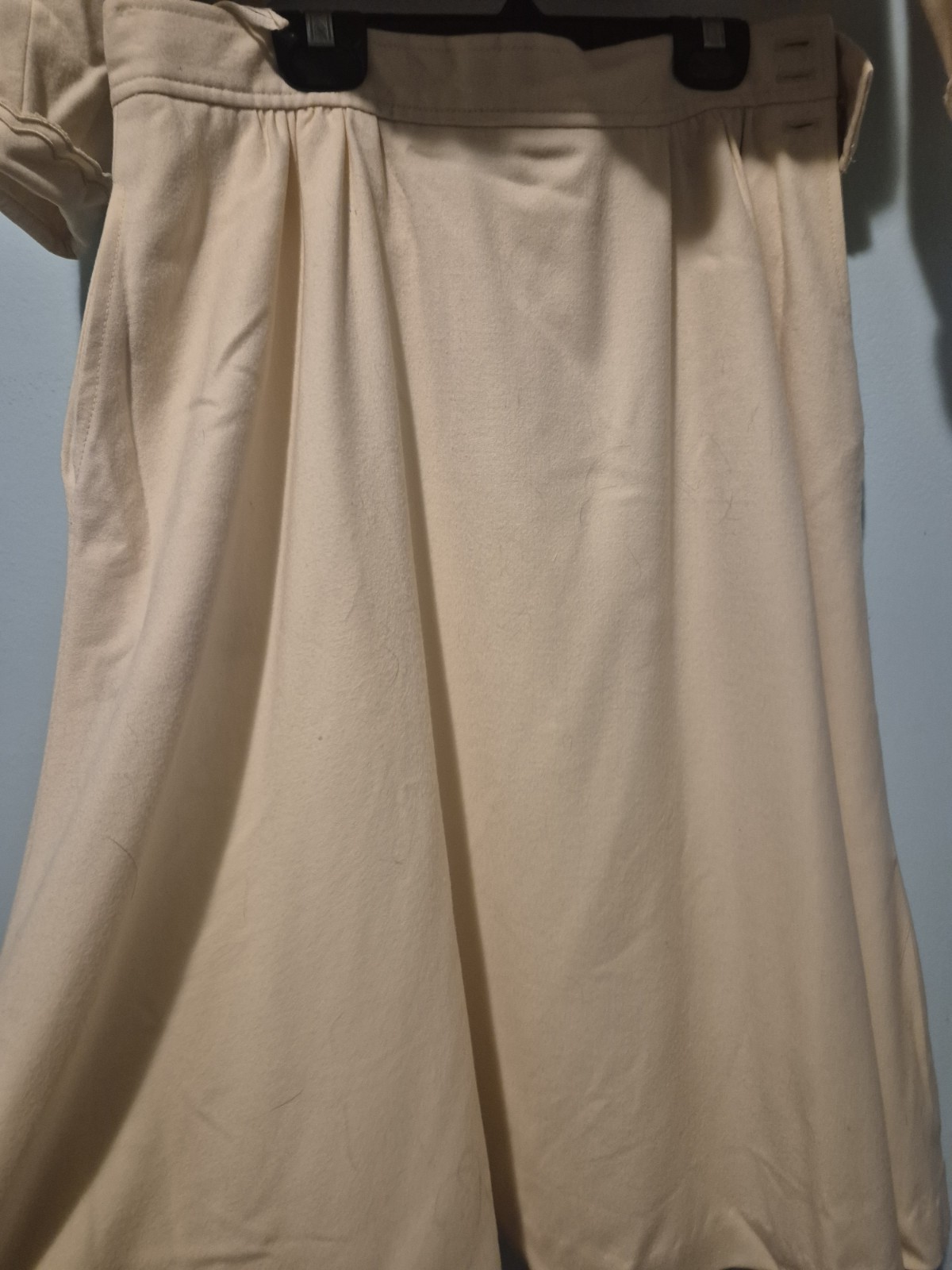 Vintage 100% Wool Lorch Pale Yellow Two Piece Skirt Suit Women&rsquo;s Sz 14 Classic