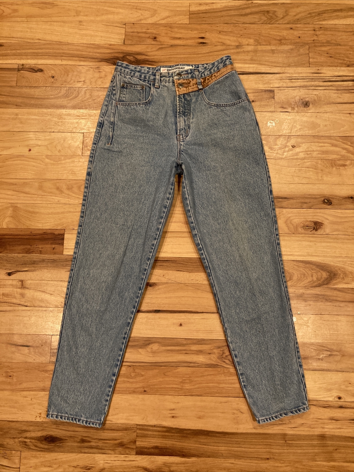 Vintage Union Bay High Waist Mom Jeans Women Tapered Leg TAG13/14 Fits 29W x 30L