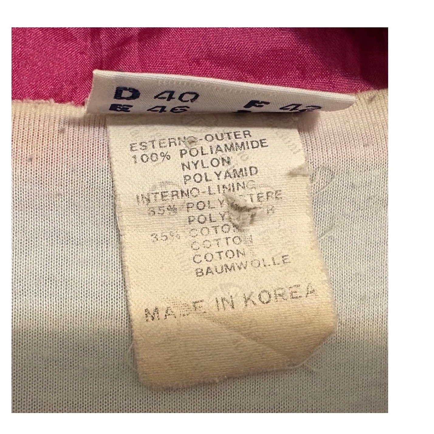 Vintage Sergio Tacchini Colorblock Windbreaker Jacket 80s Aqua Pink Nylon Track