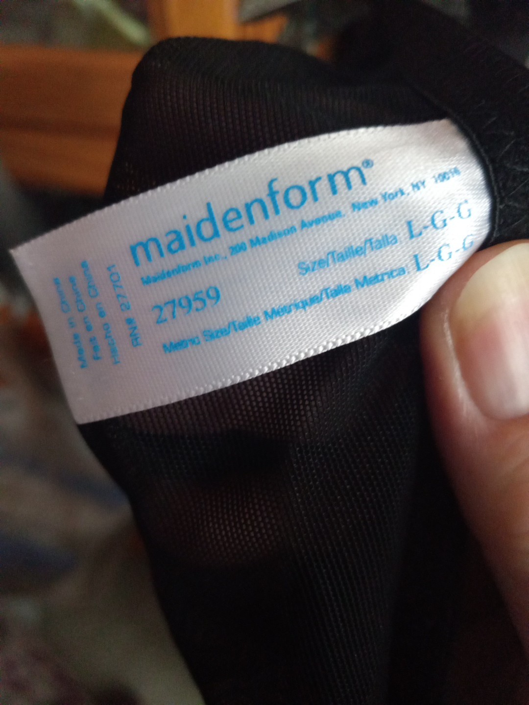 Vintage Panties NOS MAIDENFORM STRING BIKINI VELVET SHEER BACK LG 12-18 PANTIES