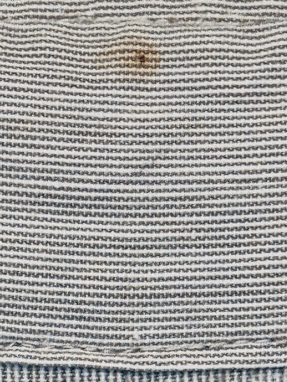 50s Vintage Women&rsquo;s Side Zip Brown White Stripe Cotton MCM Pants 27&Prime; waist x 25