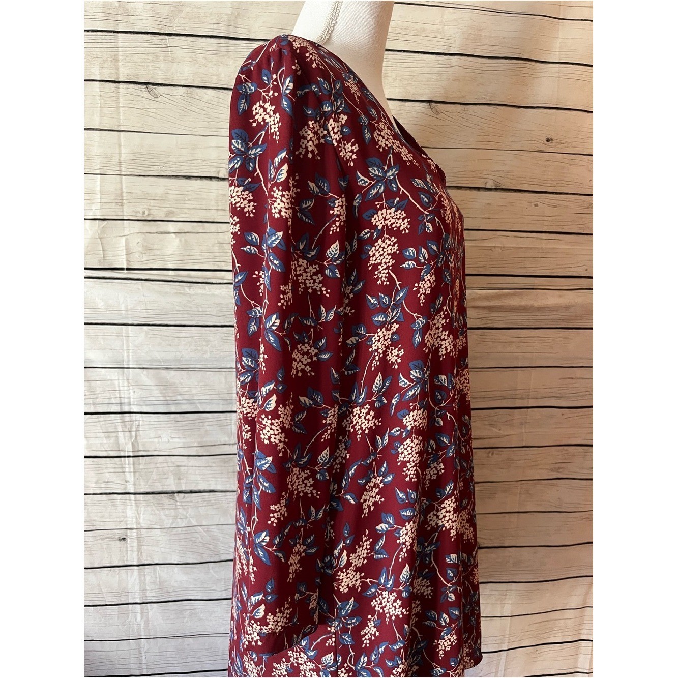 Madewell Button-Back Dress in Antique Flora