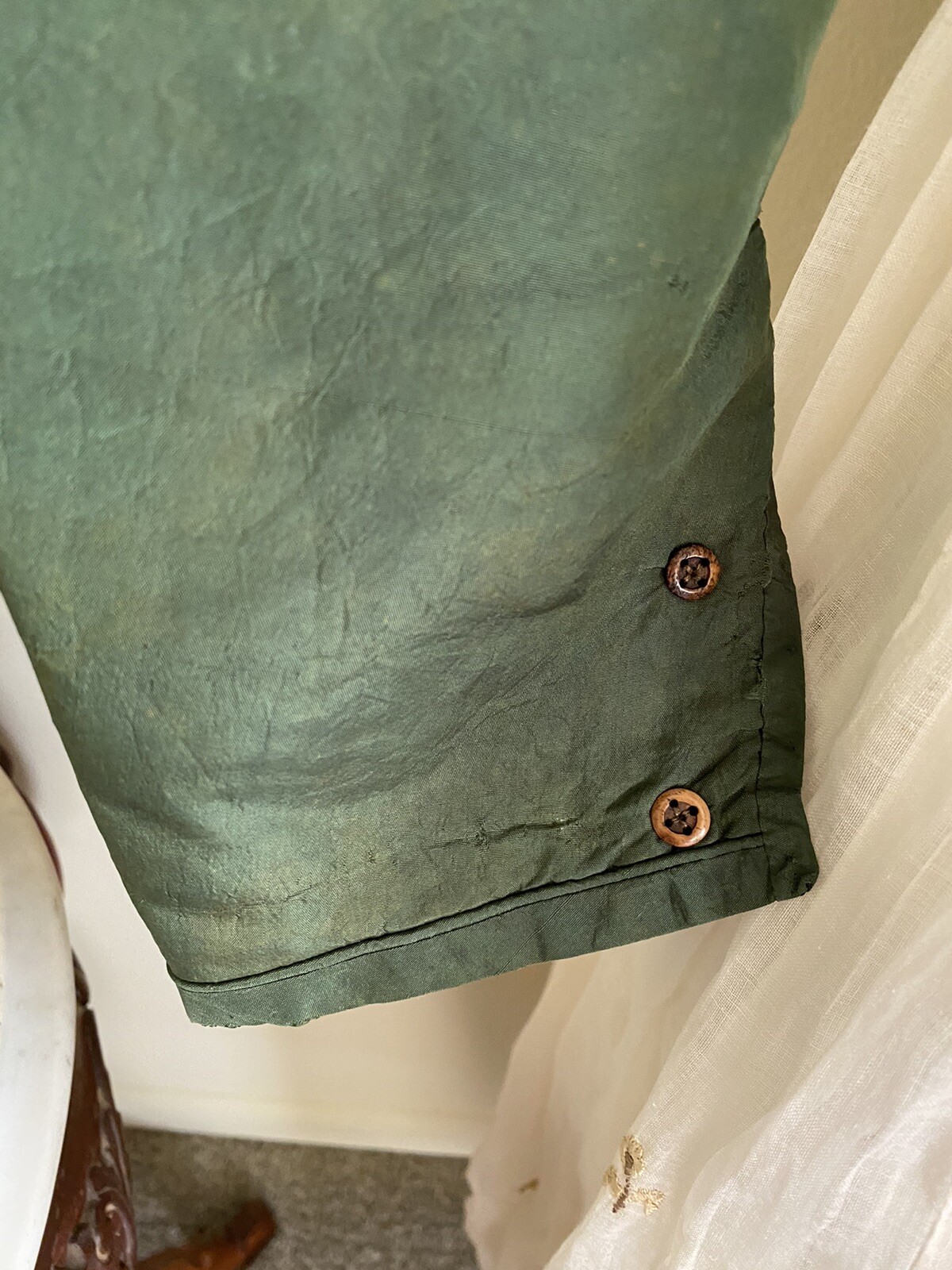 Rarest 1825 Regency Spencer Jacket Rich Emerald « Arsenic » Green Museum Quality!