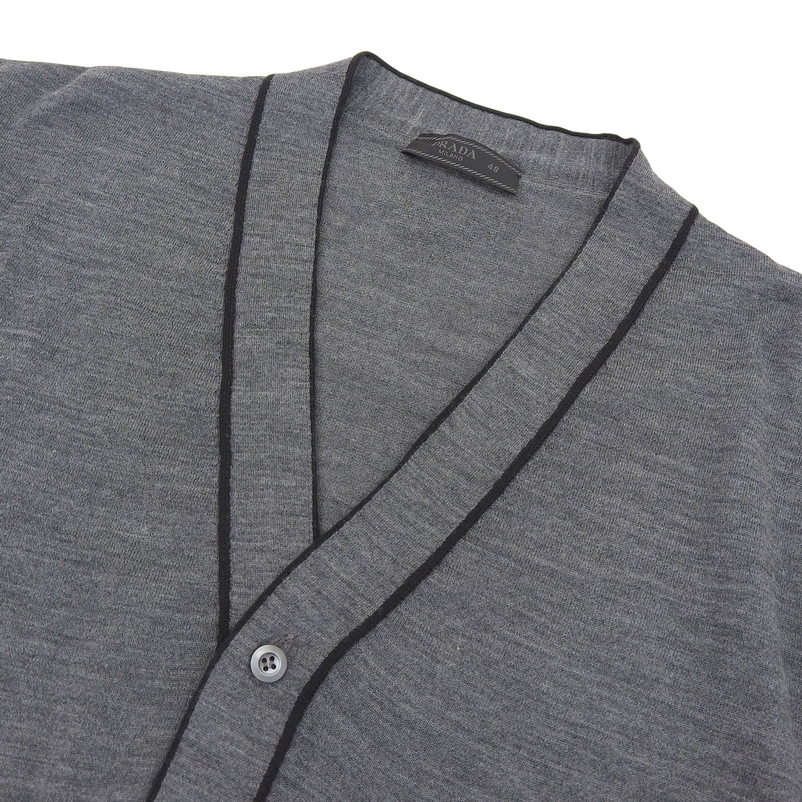 Prada Virgin Wool Cardigan – DUTY FREE