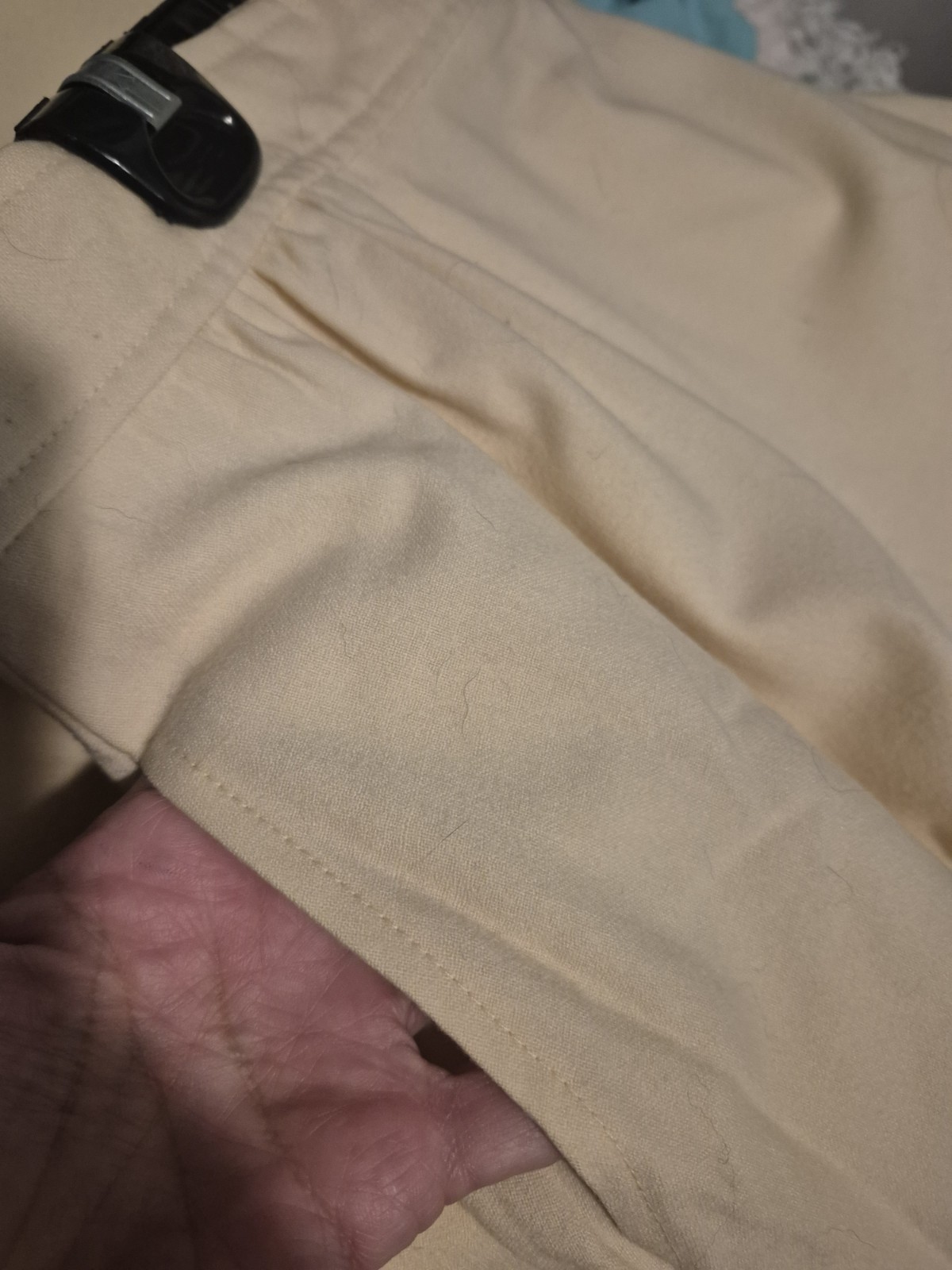 Vintage 100% Wool Lorch Pale Yellow Two Piece Skirt Suit Women&rsquo;s Sz 14 Classic