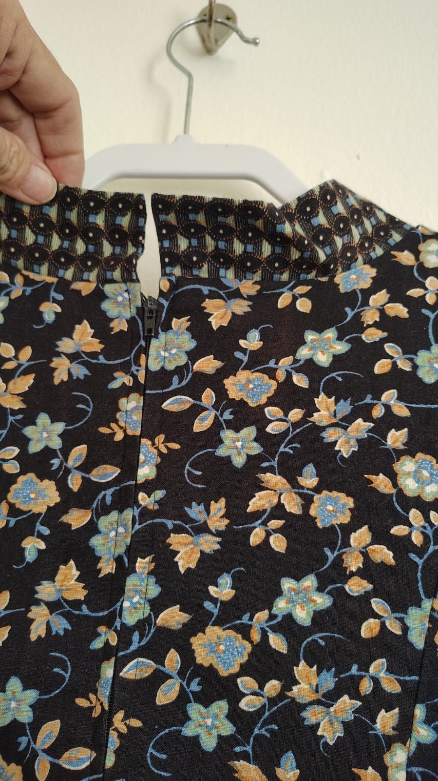 Vintage Gilead Floral Maxi Dress 1970&rsquo;s Bell Sleeves Women&rsquo;s Full Length Medium