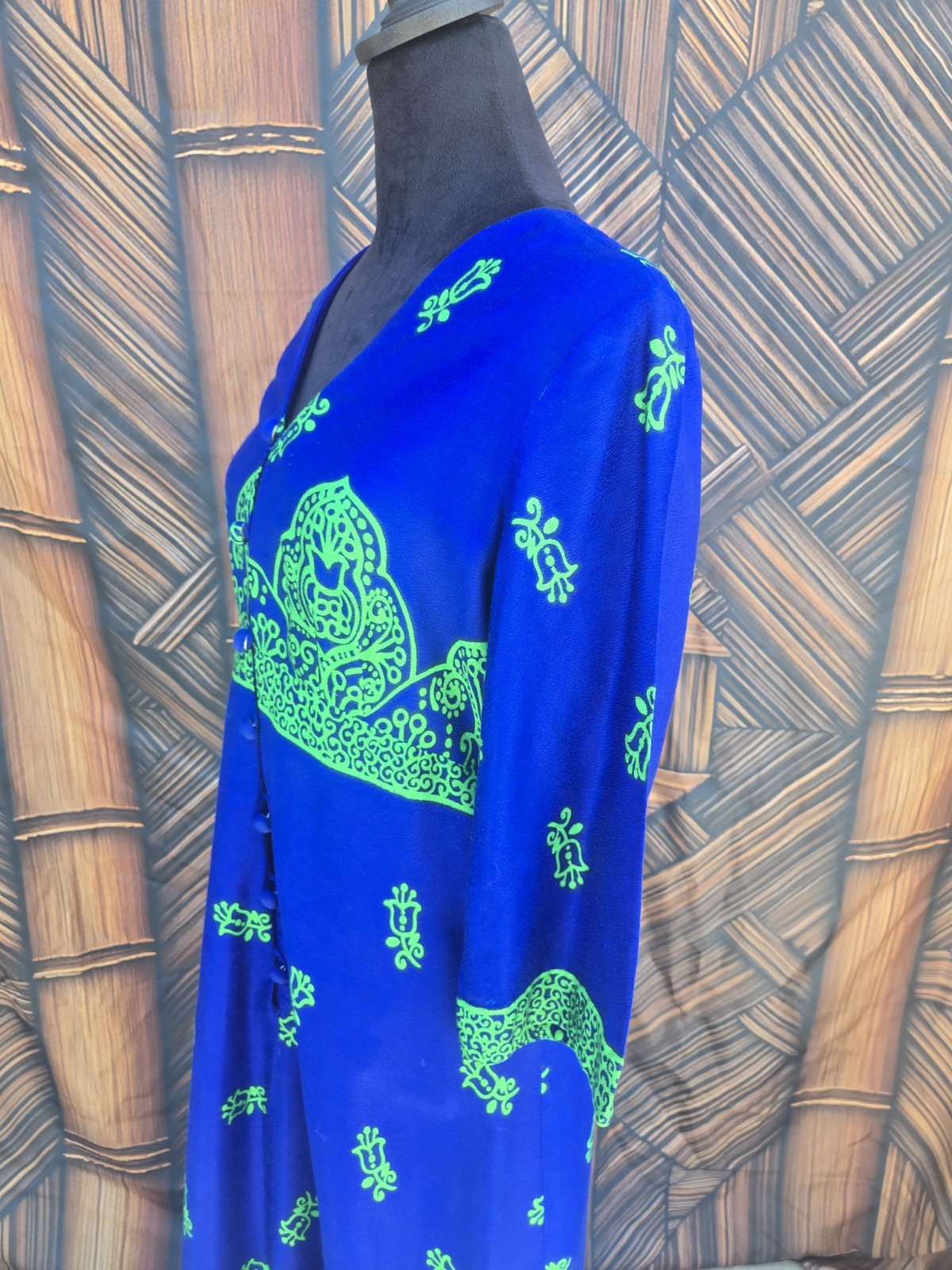 Vintage Sears Hawaiian/Kimo&rsquo;s Polynesian Aloha Honeymoon Dress & Shirt Set w6054