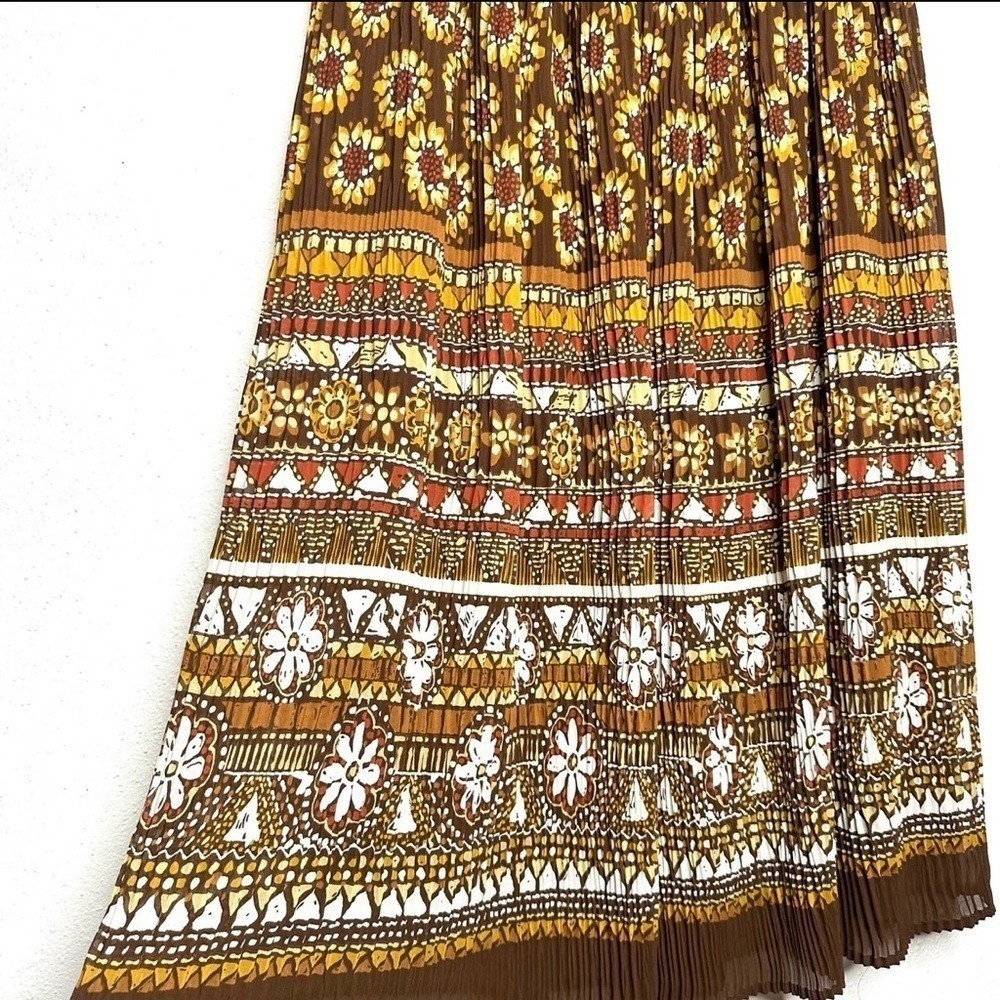 90s Alfred Dunner Hippie Boho Broomstick Skirt Size 12