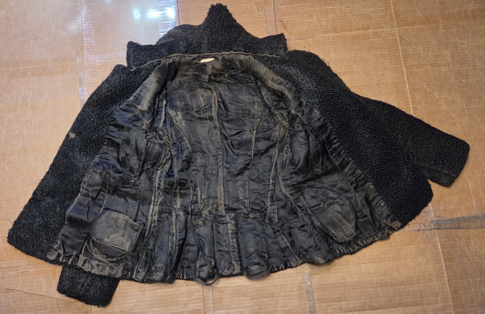 Victorian Persian Lamb Coat With Bustle