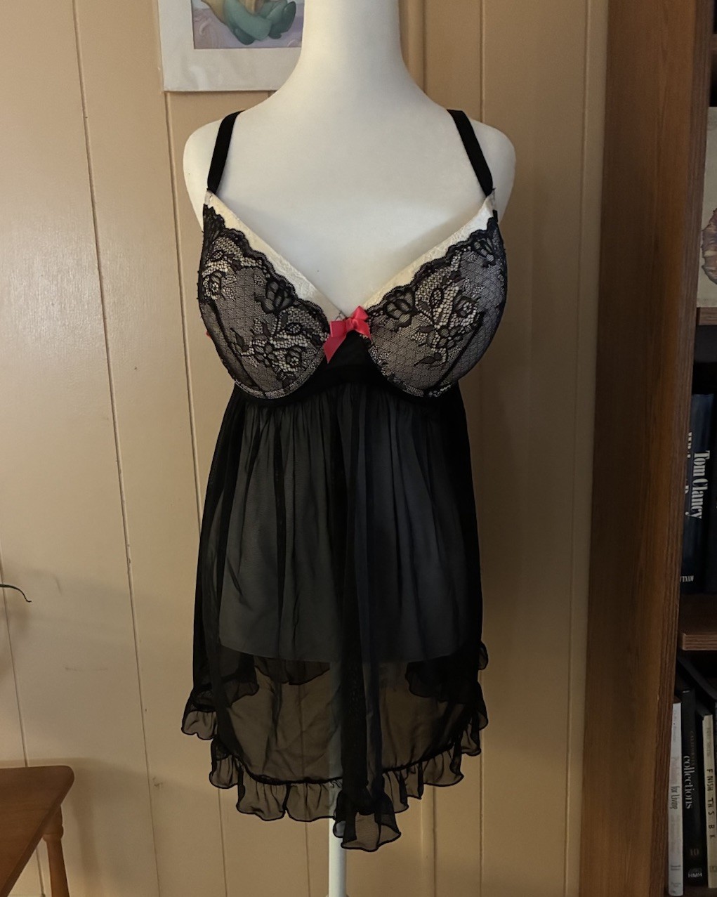 Black And Pink Year 2000s Babydoll Brand “True Desire” Lingerie!