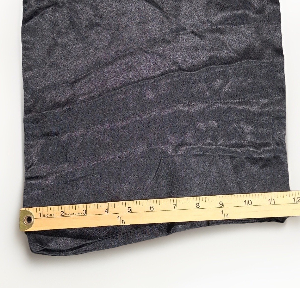 Vintage Byer California Black Nylon Wide Leg Jumpsuit Tie Shoulder Ruffle Small