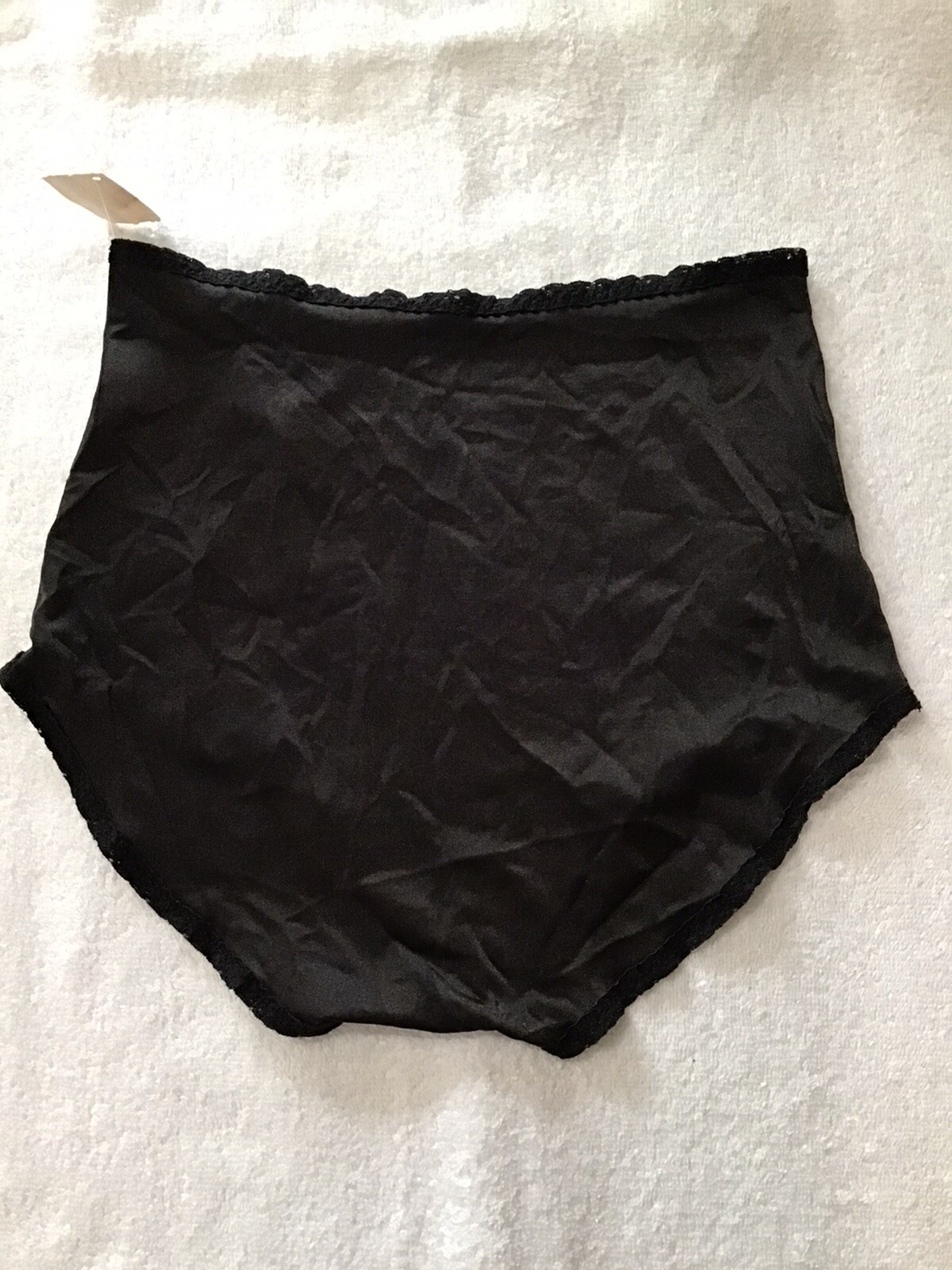 Vintage Vanity Fair Light Control Nylon Hipster Brief Panties NWT M Medium Black