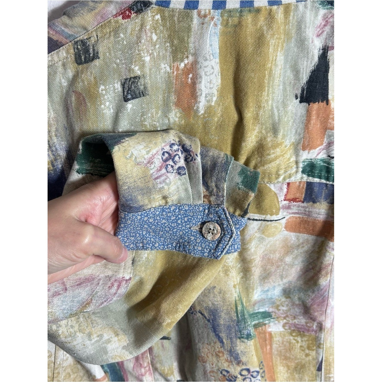 Canvasbacks Vintage Painted Denim Jacket – XS