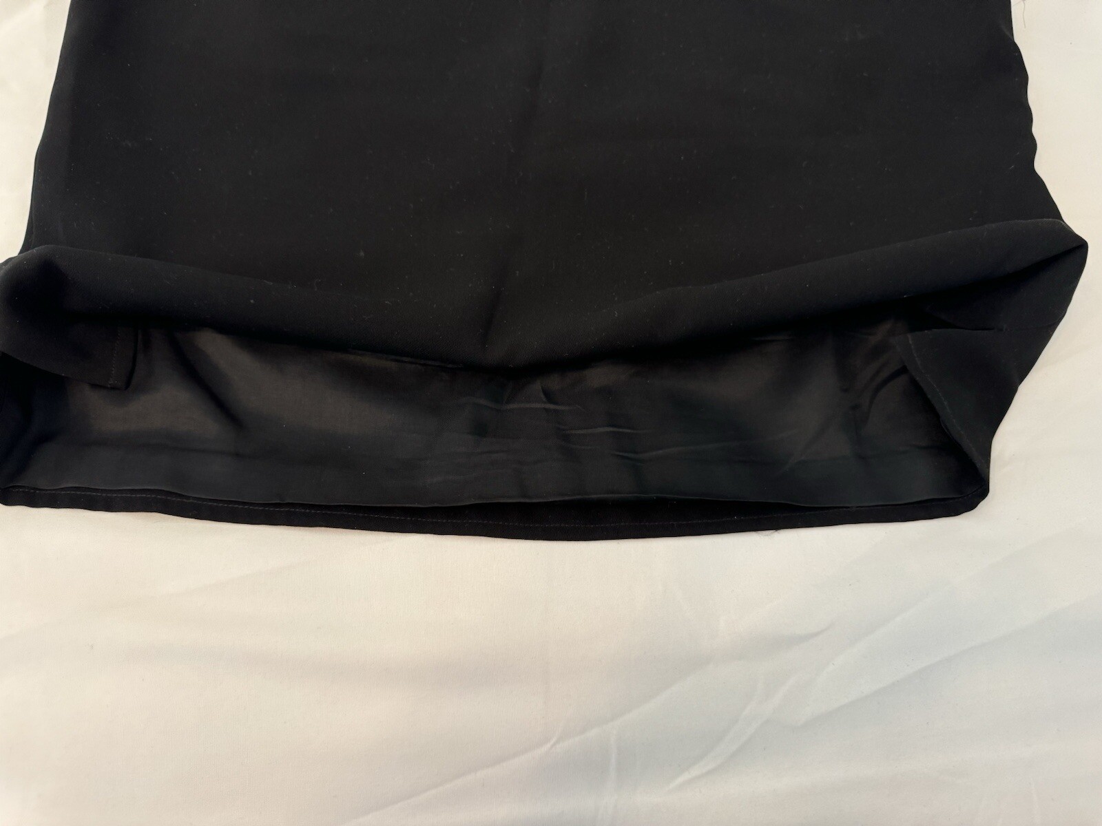 Vtg 90&rsquo;s Harold&rsquo;s Black Solid Sleeveless Short Top Cocktail/Party Top Size 12