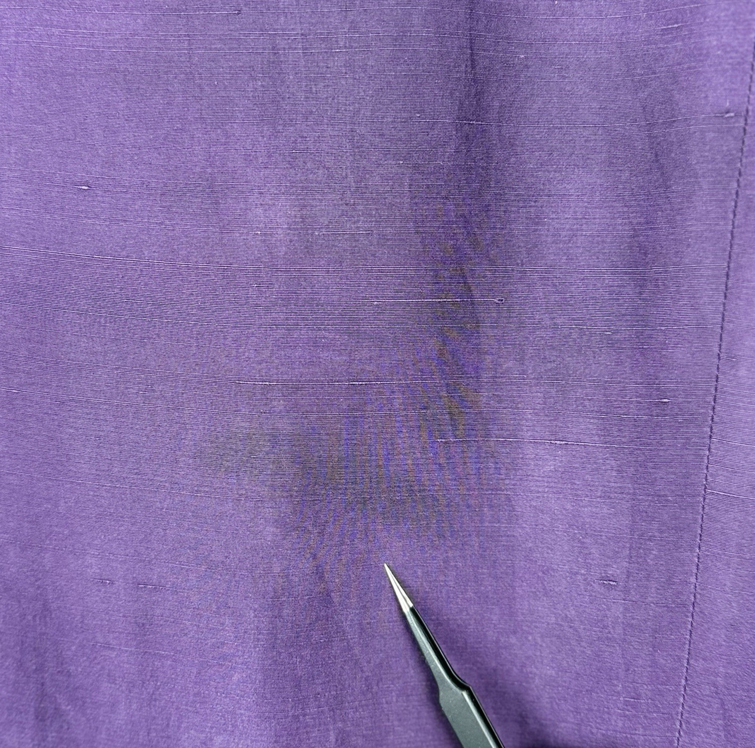 Vtg ICE Embellished Beaded Jacket Top 100% Silk Size 10 Purple Special Occasion