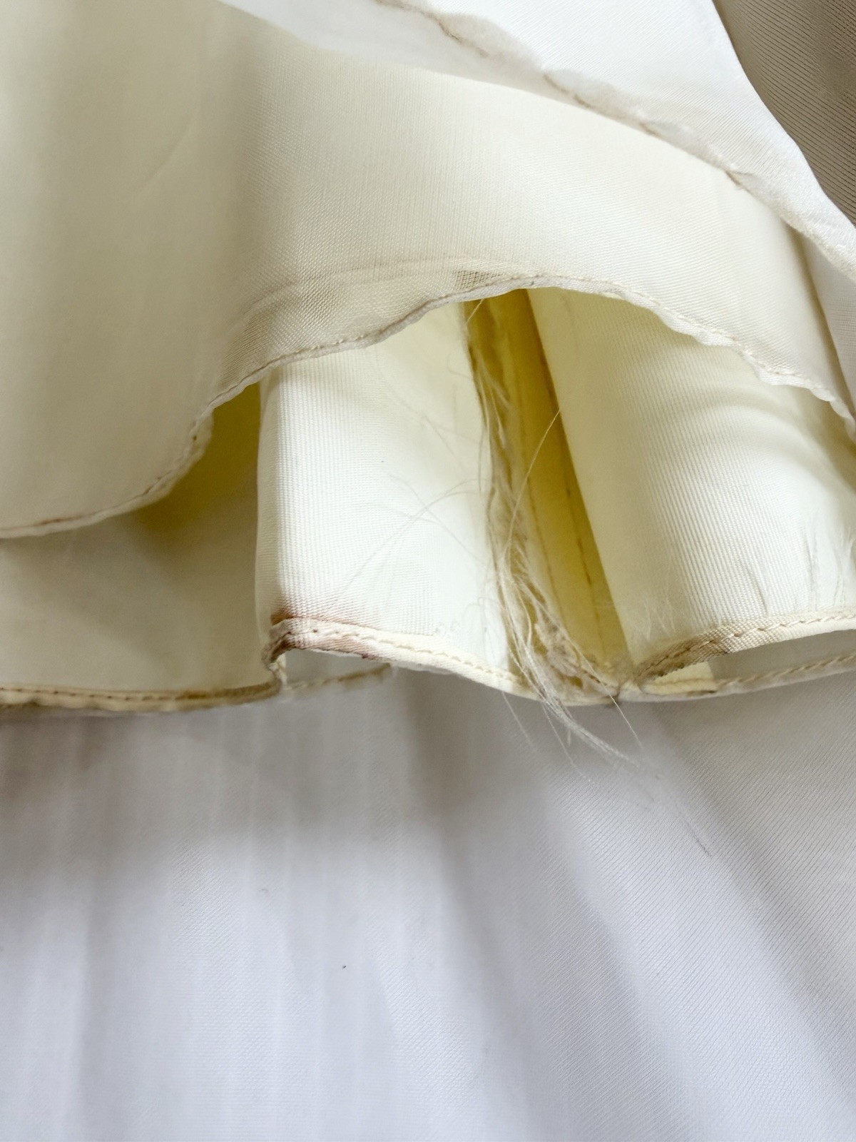 Vintage Pale Yellow Lorrie Deb Gown, Ruffles, Prom Dress