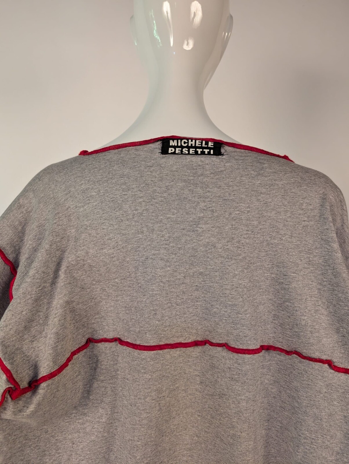 AVANT GARDE MICHELE PESETTI 1990’S COTTON SHIRT W SEAM DETAILING