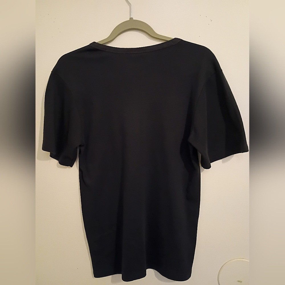 VTG OZ Gold GLA Garments Australia Graphic Tee in Black and Gold Sz 16