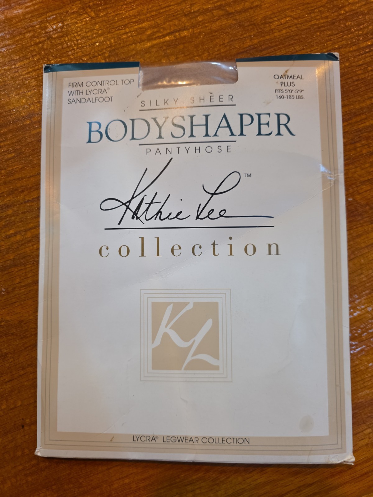 Kathie Lee Control Top Bodyshaper Pantyhose Oatmeal Plus Sz Sheer