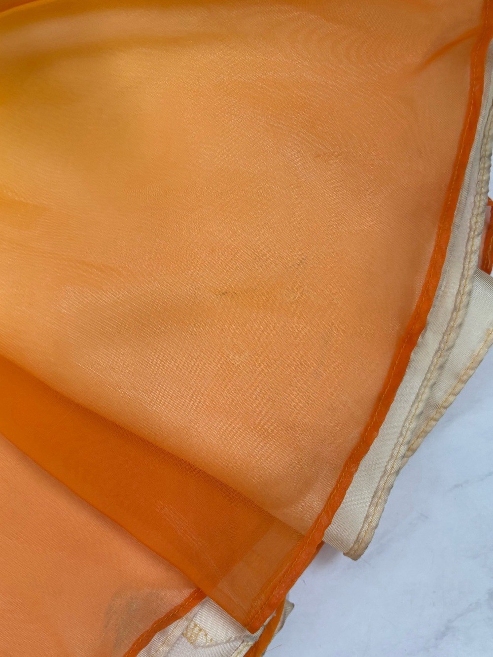 Vintage Union Made Size 9 Yellow Orange Ombré 2 Piece Formal Set Party Travel