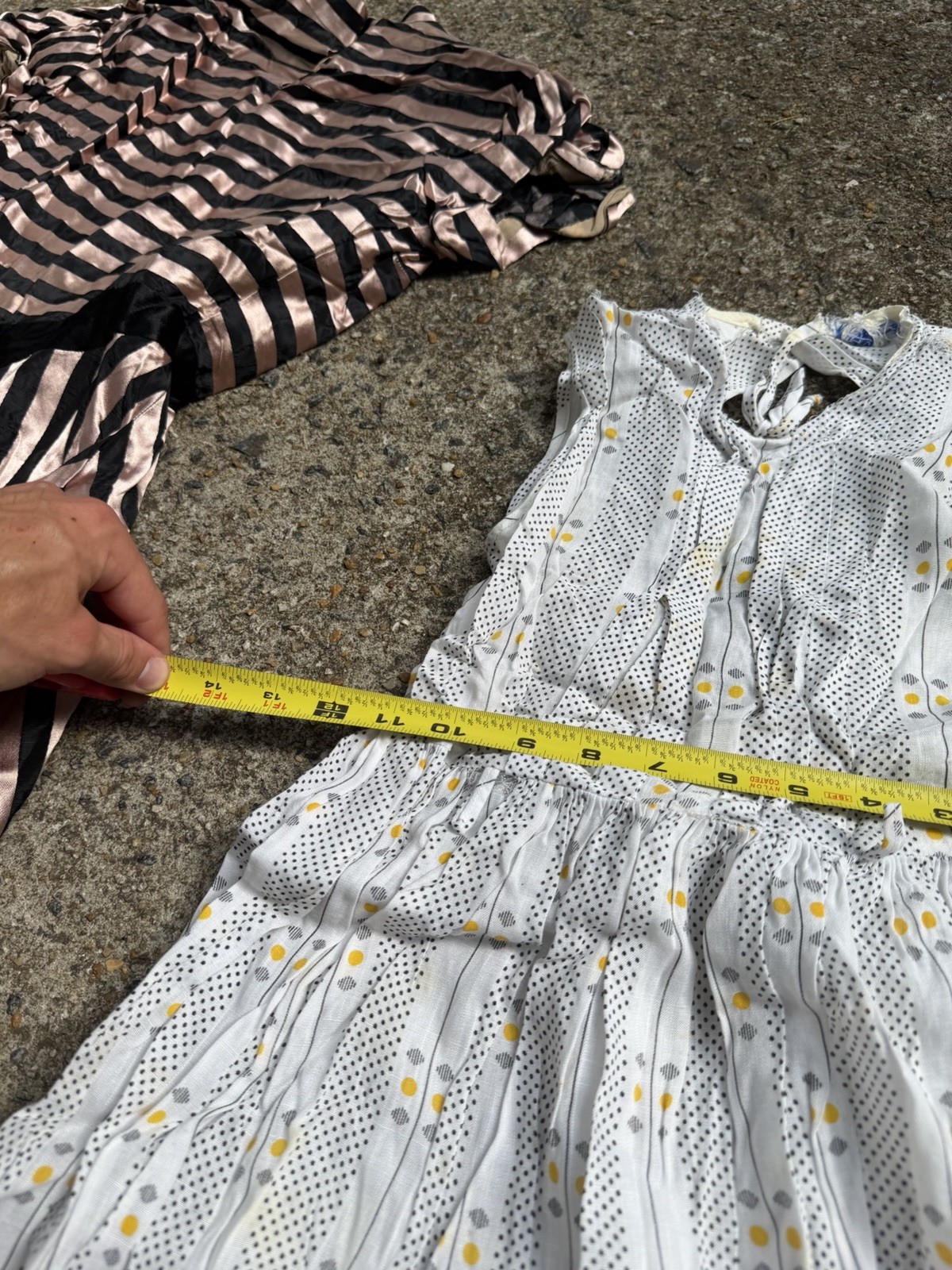 Vintage 40s 50s Dress Lot Rayon Silk Party Dress Mid Century Rockabilly