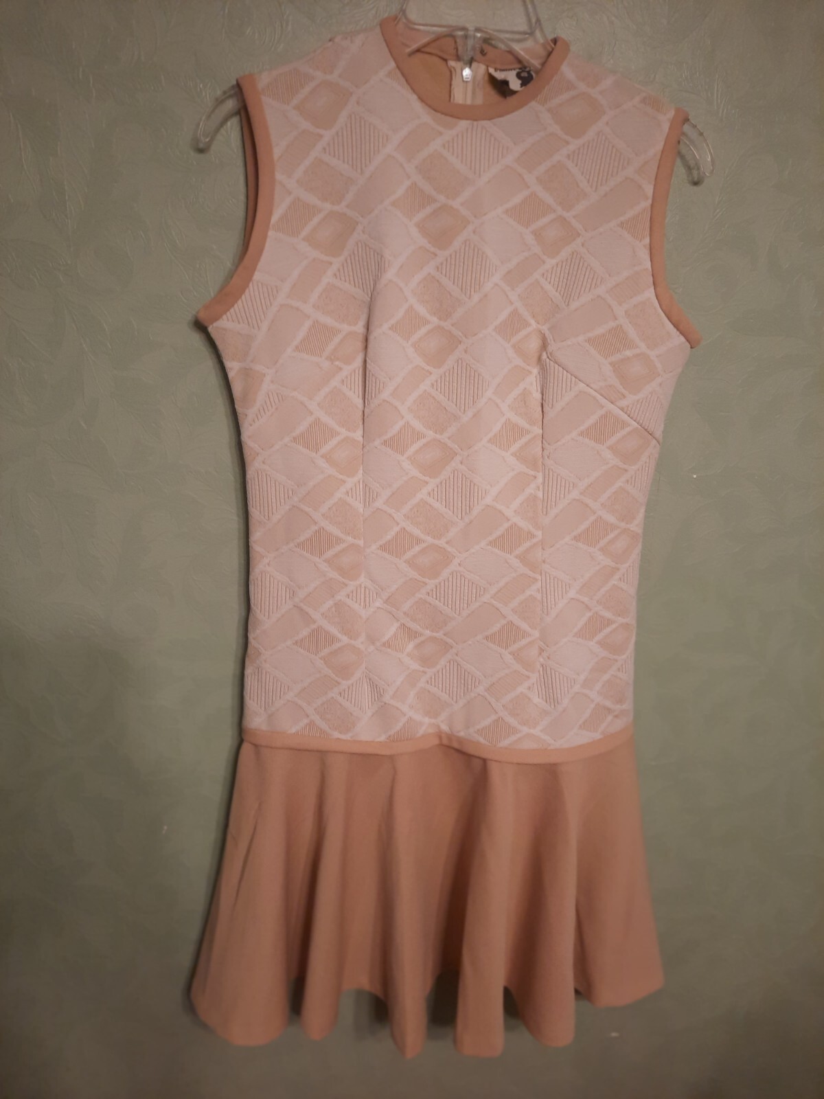 Vintage 60s Kenny Classics Size 12 Retro Tan Zipper in Back
