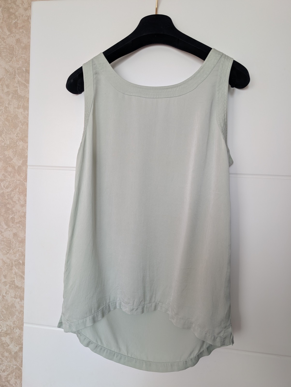 CHANEL Boutique 80-90&rsquo;s CC Gold Buttons Sleeveless Blouse Top Shirt Tank Vest S