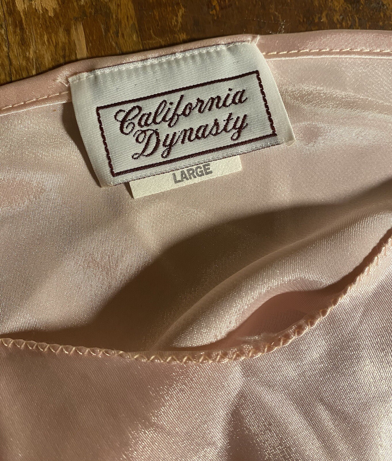 Vintage California Dynasty Camisole L Pink