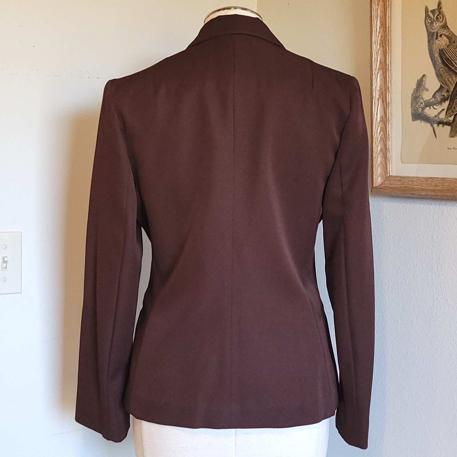 Vintage Panther Size 9/10 Brown Single Button Blazer Jacket