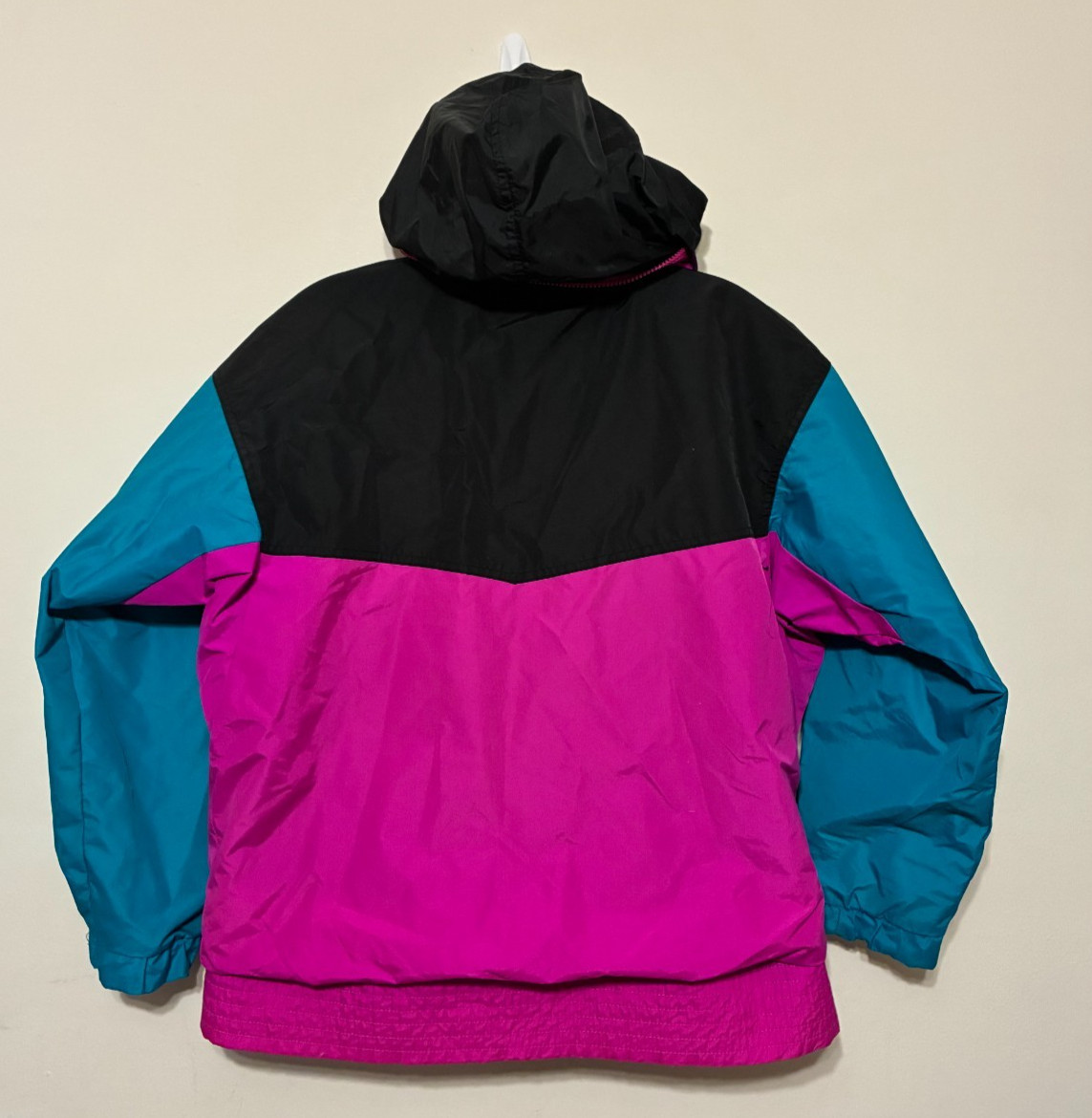 Vintage 1990&rsquo;s Columbia Vamoose Ski Shell Jacket Neon Women’s M Wind Rain Proof