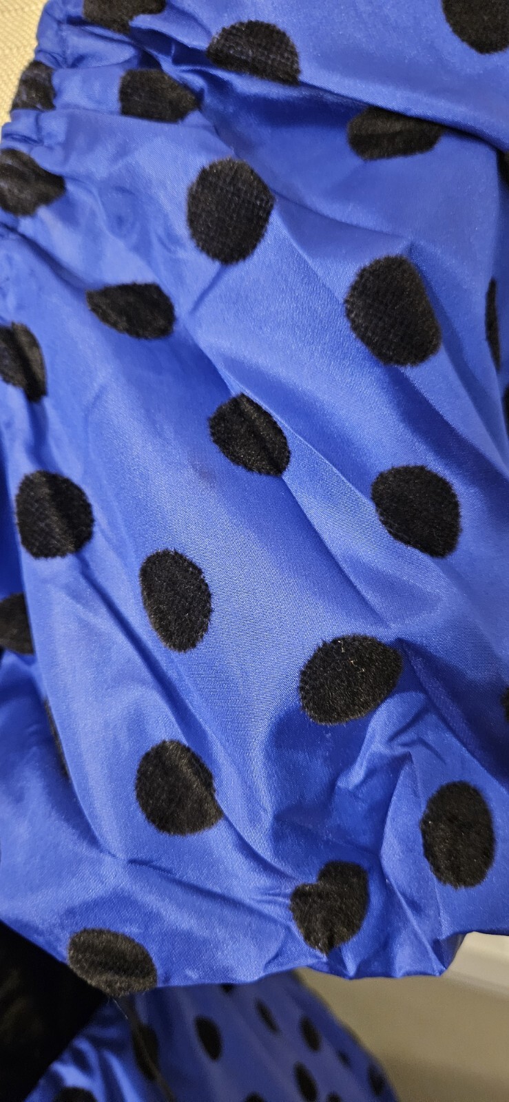 Vintage 1980s Purple Polka-dot Prom Dress By ACT I as Pictured