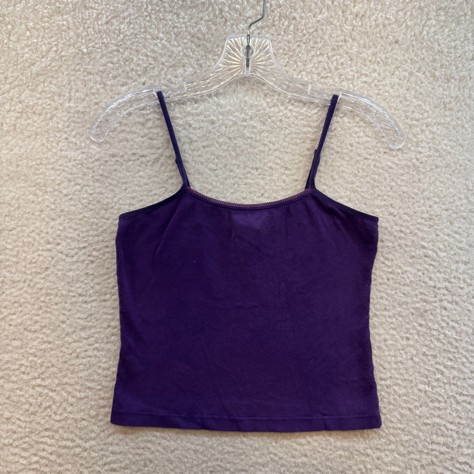 Y2K Vintage Xhilaration Camisole Tank Top XS Small Purple Boho Fairy Grunge