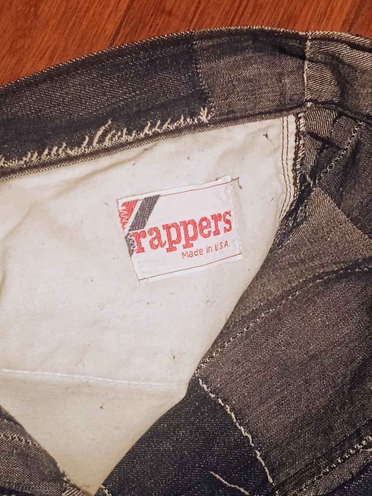 70s Hippie Vintage Rapper Jeans Patchwork Denim