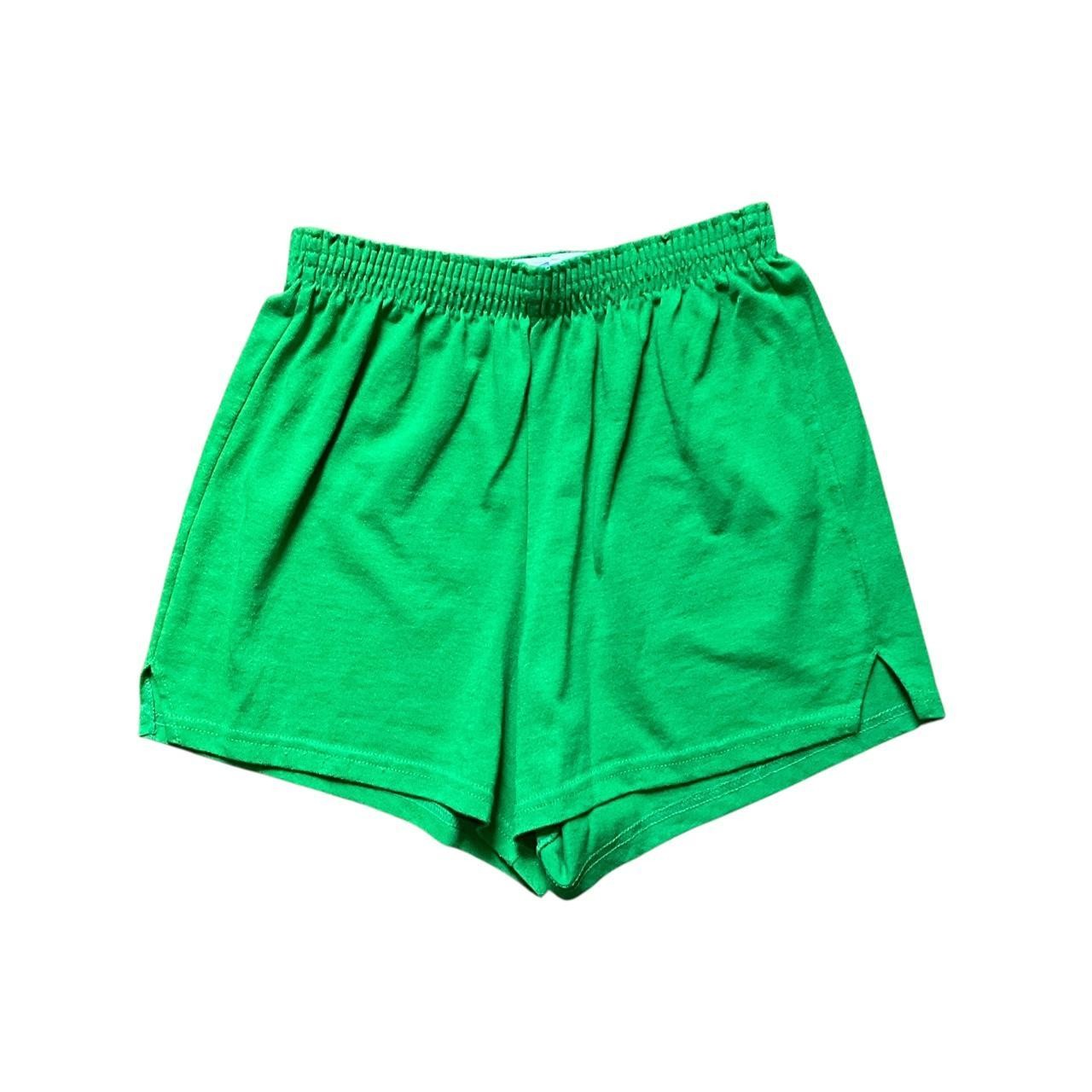 Soffe Green Athletic Short Shorts: 80s, 90s, Y2K