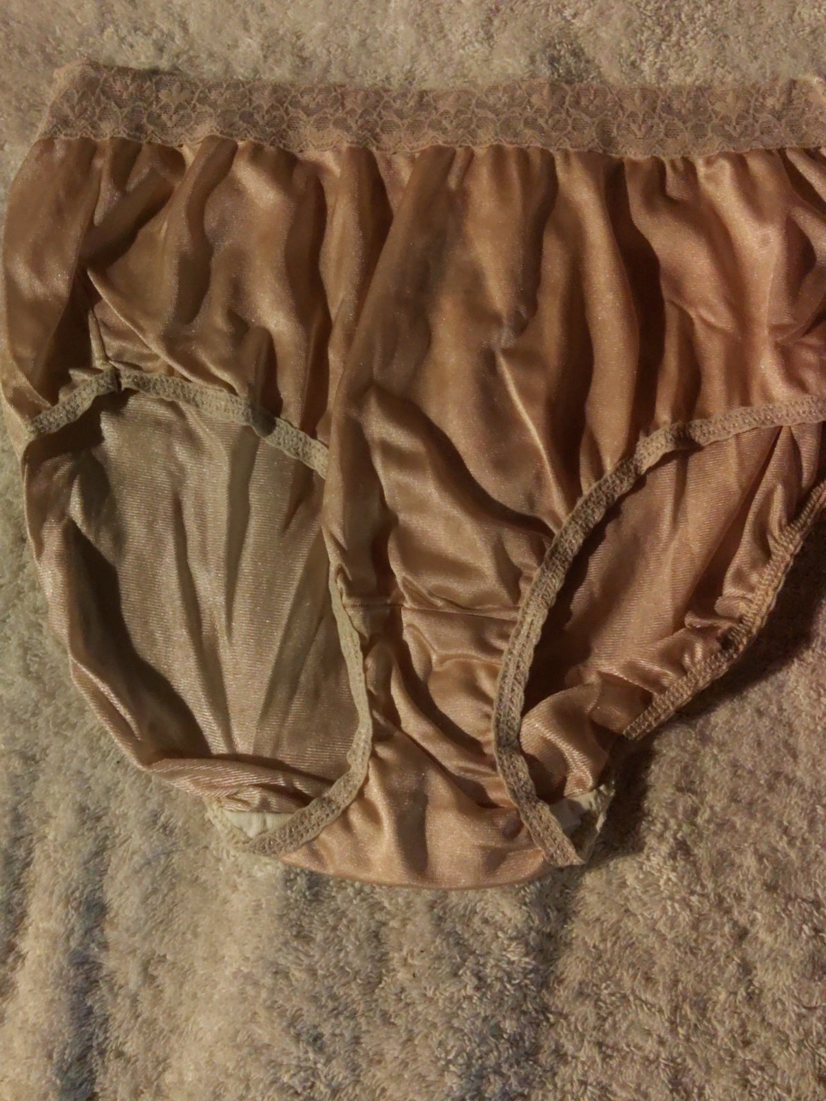 Lot Of 3 Size 6 vintage fruit of the loom 100% nylon panties w/tags Wide Lace