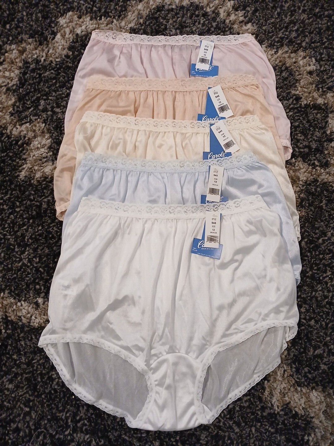90&rsquo;s Vintage Carole 100% Captiva nylon panties w/tags sz 12