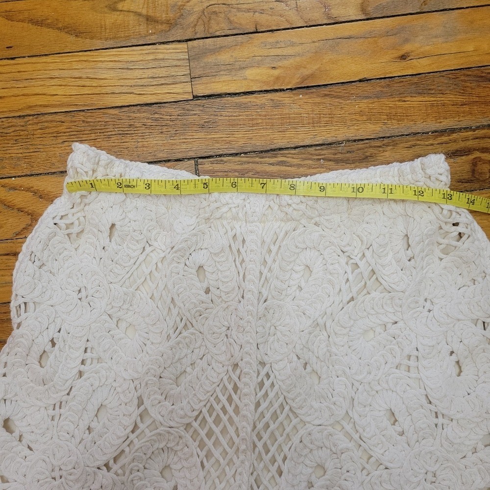 Cream Crochet Women&rsquo;s Shorts NWOT Boho Cottagecore Coastal Gma