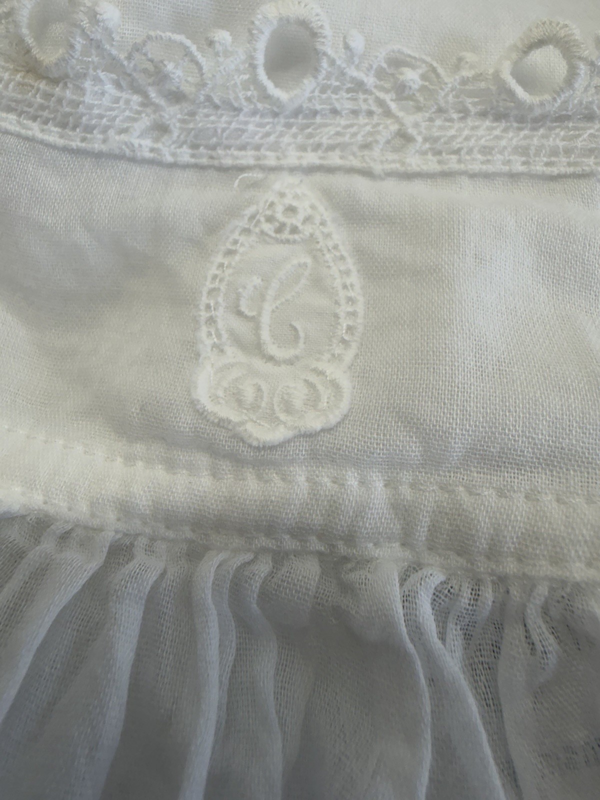CELESTINE GERMANY WHITE COTTON NIGHTGOWN COTTAGE CORE BOHO LINGERIE