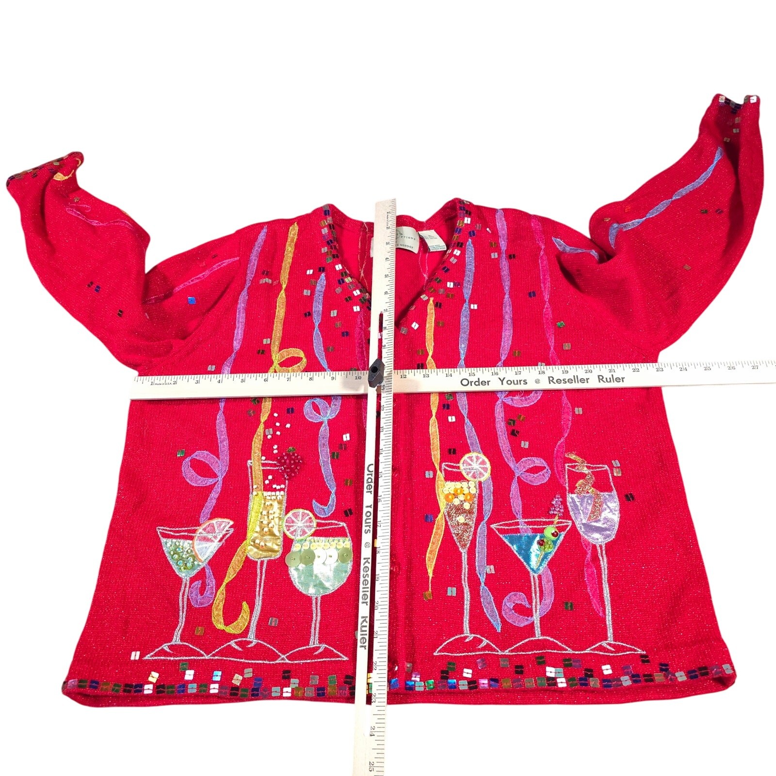 Vintage Desgin Options By Philip & Jane Gordon Cardigan Size XL Art To Wear