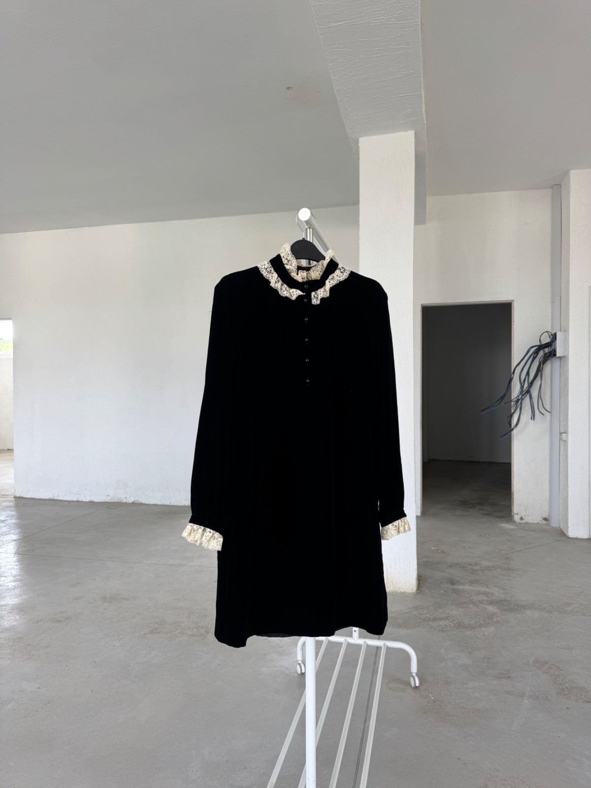 Vintage Saint laurent velvet dress